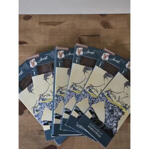 NIP Lot 6 Pairs Hanes Nordstrom You’re Invited‎ Toeless Knee Highs - Bronze OS